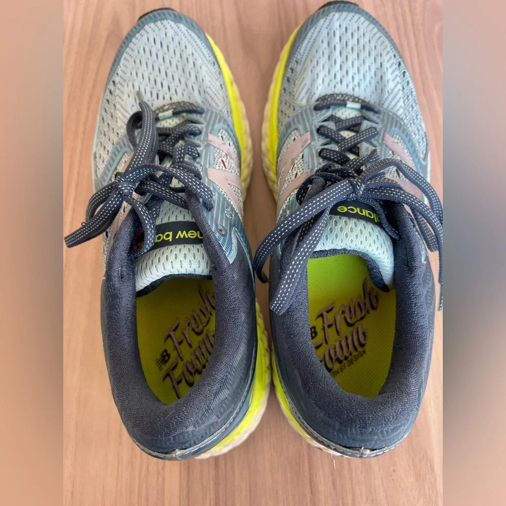 New Balance Women's Athletic Shoes - Blue and Yellow